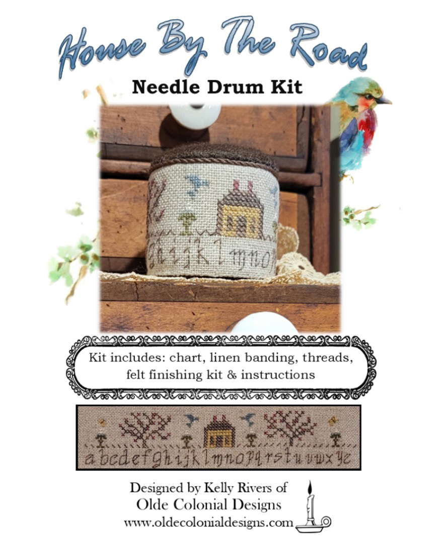 Olde Colonial Designs -House By The Road- Needle Drum Kit
