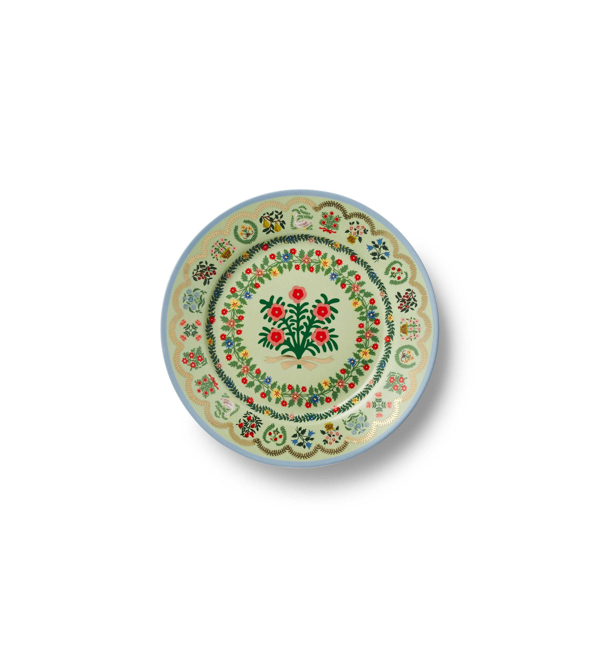 Rosette Porcelain Dessert Plate Set