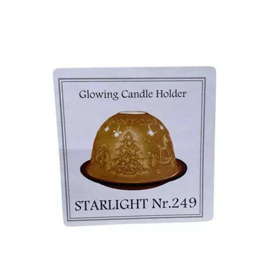 Starlight Glowing Candle Holder {Christmas Tree}