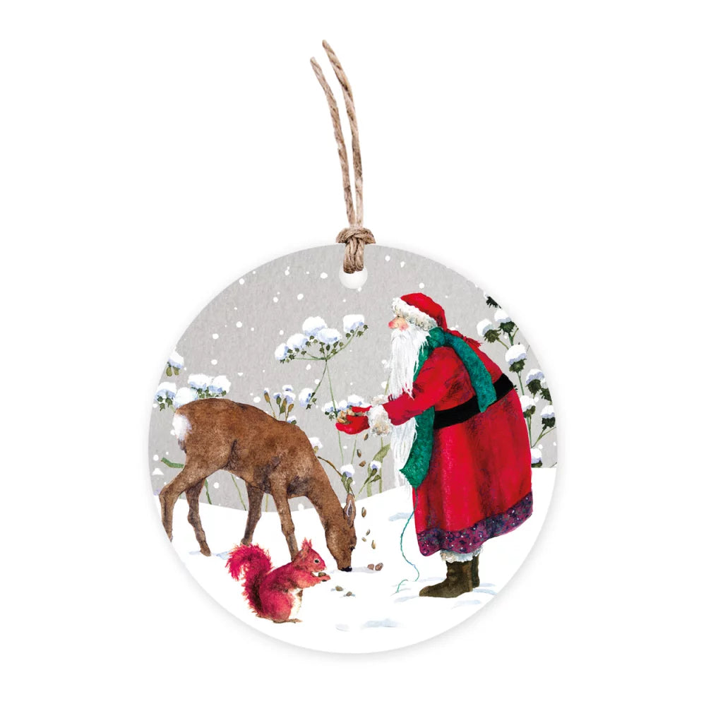 Gift Tag Christmas Forest
