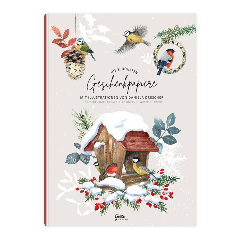 At the Birdhouse by Daniela Drescher Gift Wrap Book
