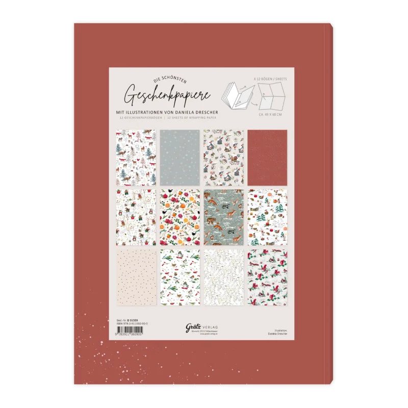 At the Birdhouse by Daniela Drescher Gift Wrap Book