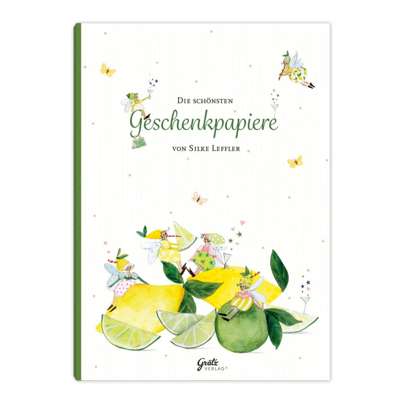 Fresh Lemons Gift Wrap Book