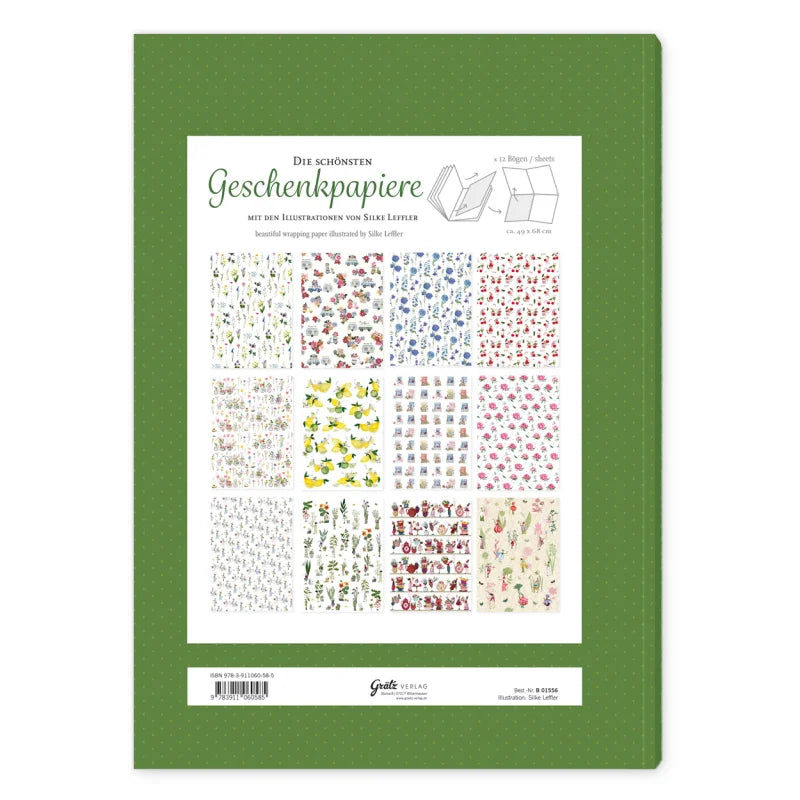 Fresh Lemons Gift Wrap Book
