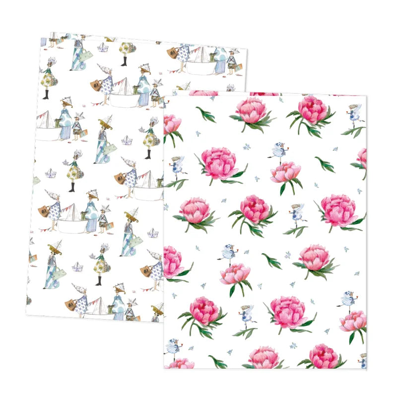Fresh Lemons Gift Wrap Book