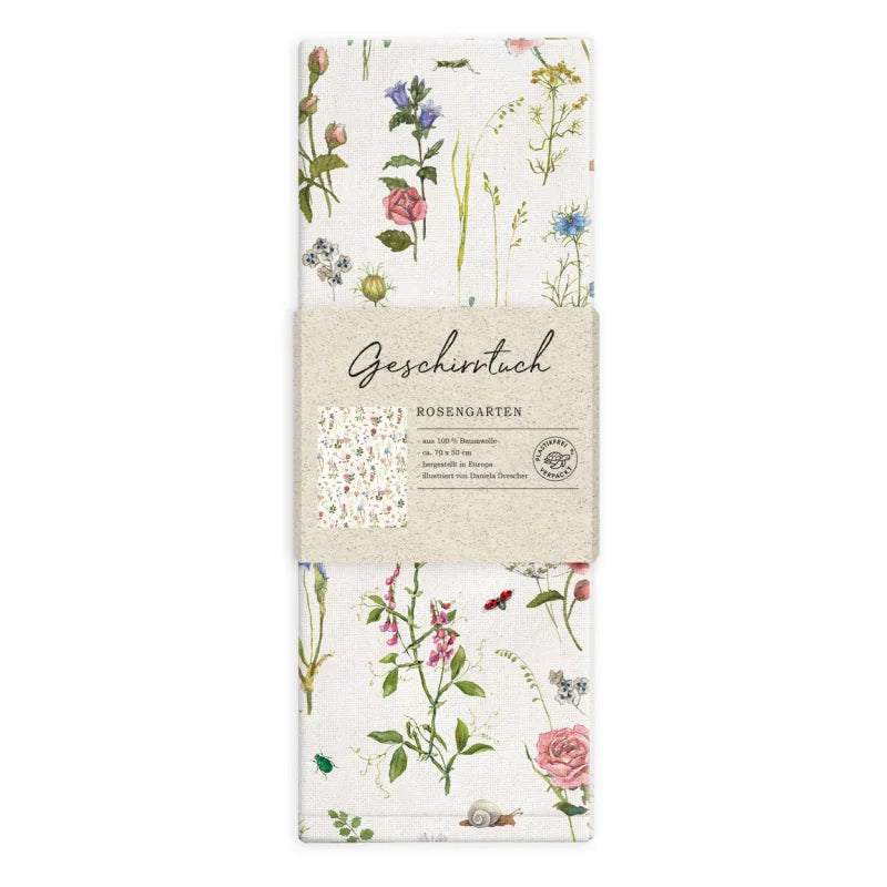 Tea Towel Rose Garden