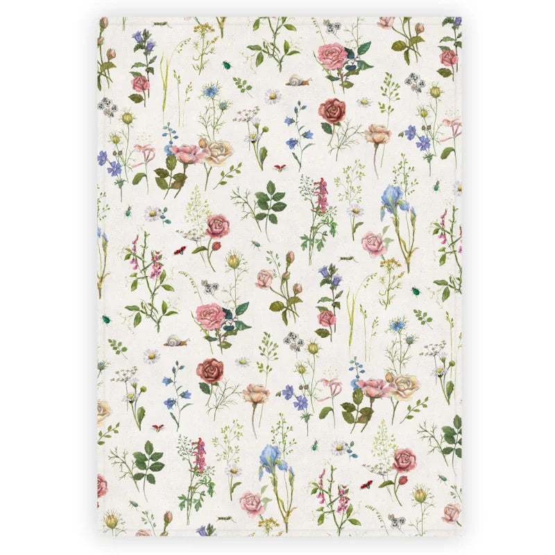 Tea Towel Rose Garden
