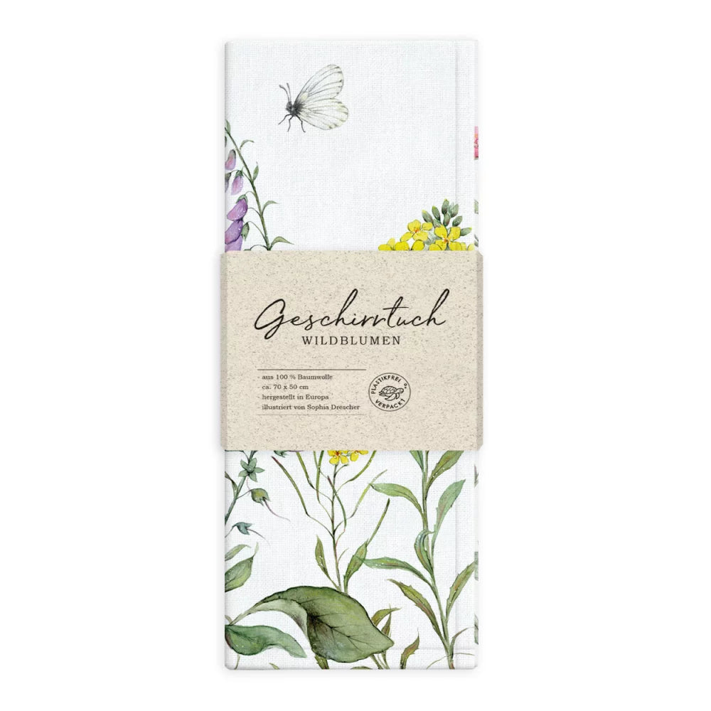 Tea Towel Wildflowers