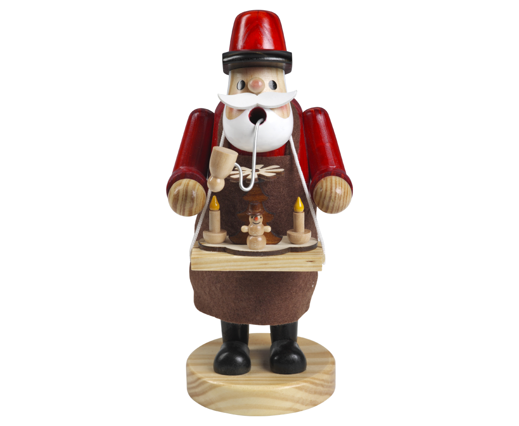 Wooden Santa Christmas Ornament {Candle Seller}