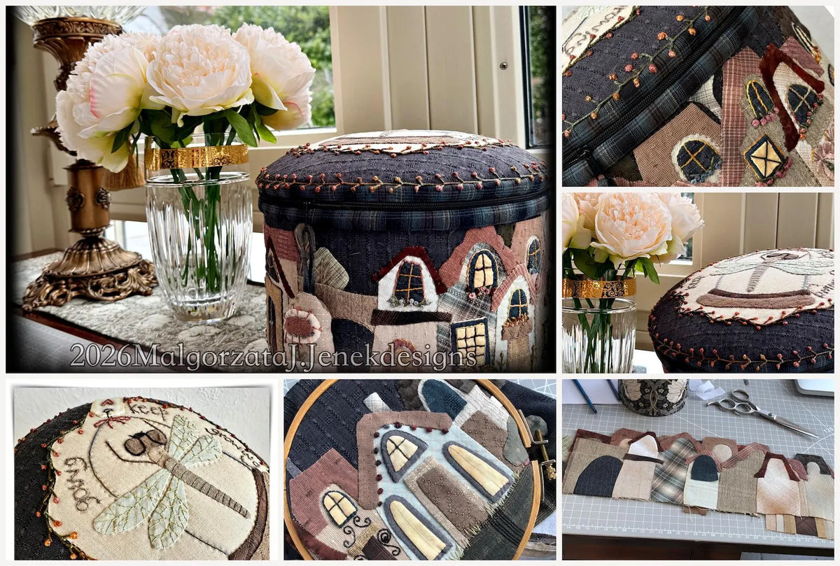 Dragonfly Round Box Pattern
