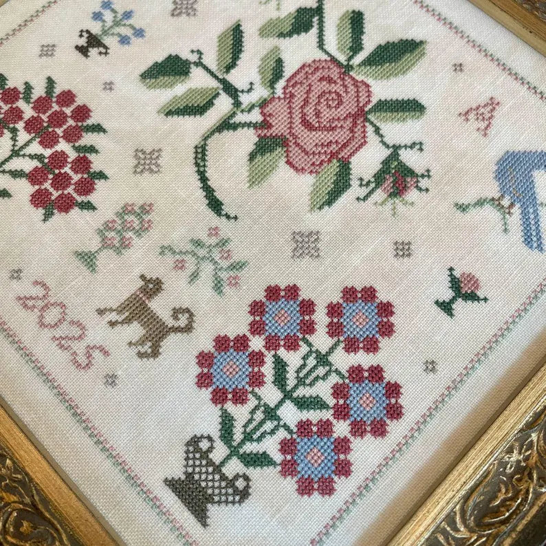 English Rose Sampler, by The Proper Stitcher