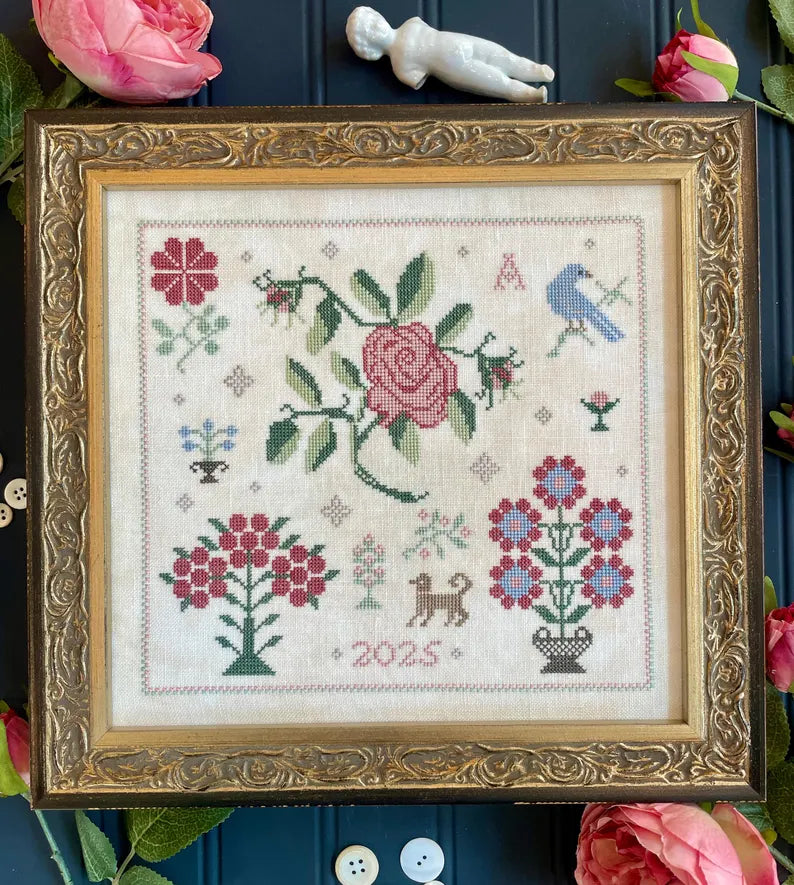 English Rose Sampler, by The Proper Stitcher