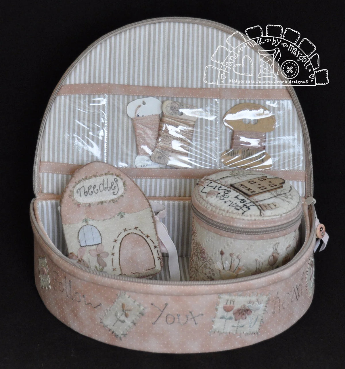 Stitched in Rose Sewing Box Pattern
