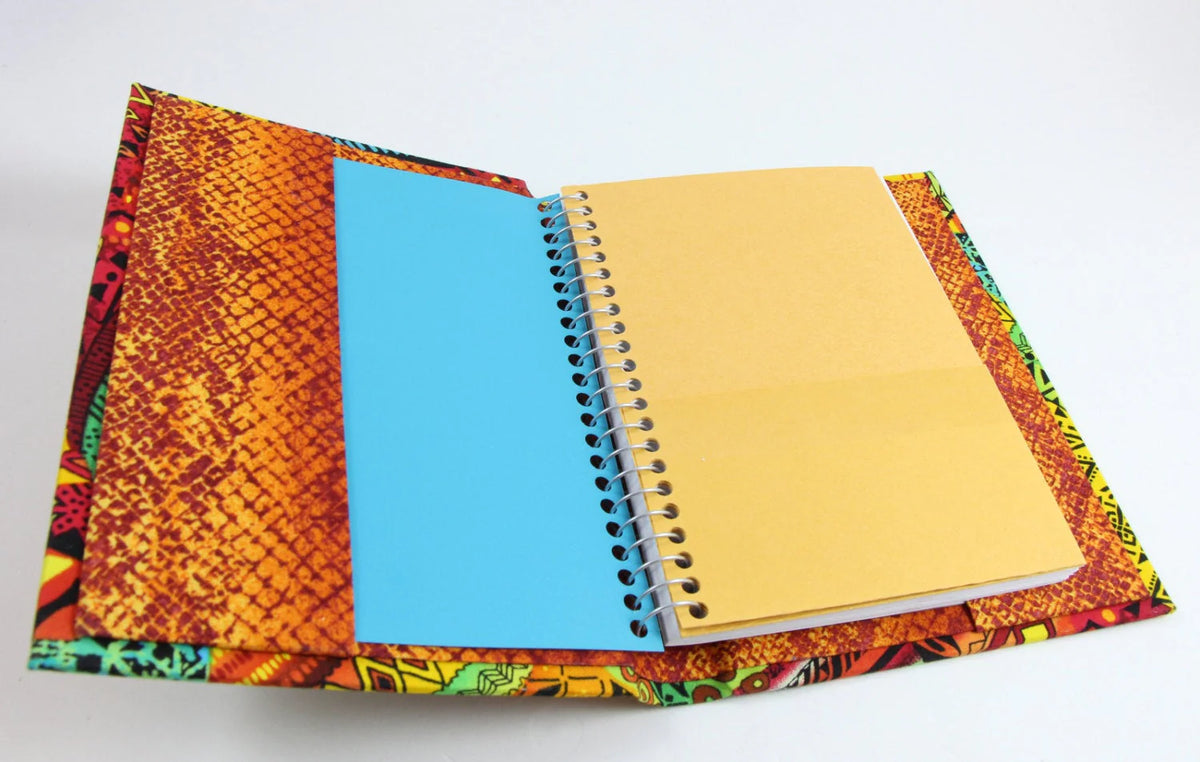 Cartonnage {Colorway Arts} "Reusable Fabric Journal Cover"