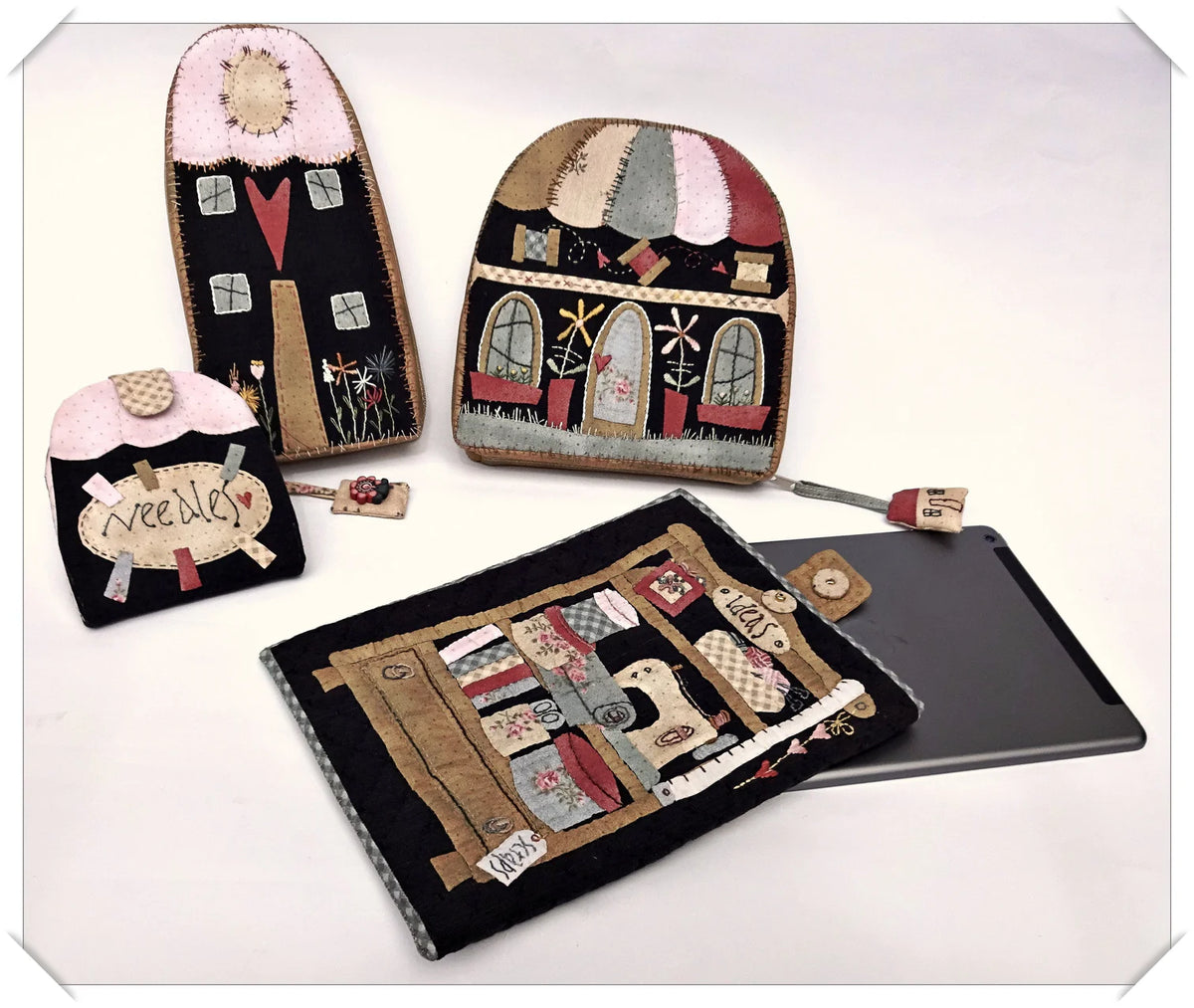 3 Sewing Pouches and ipad Sleeve Pattern