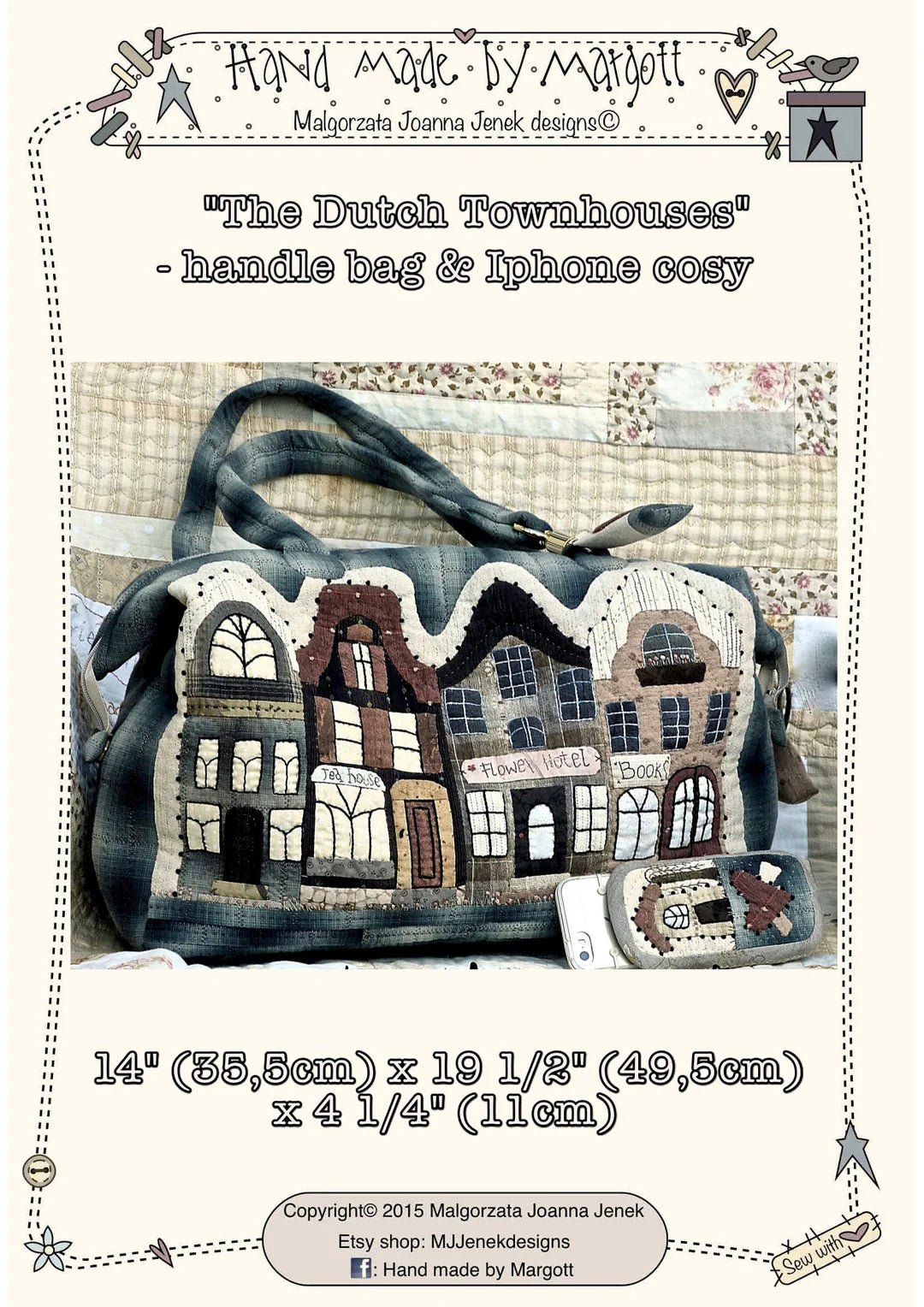 Dutch Townhouses Bag Pattern