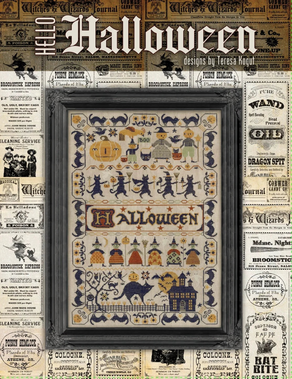 Hello Halloween -11 designs-, by Teresa Kogut pattern