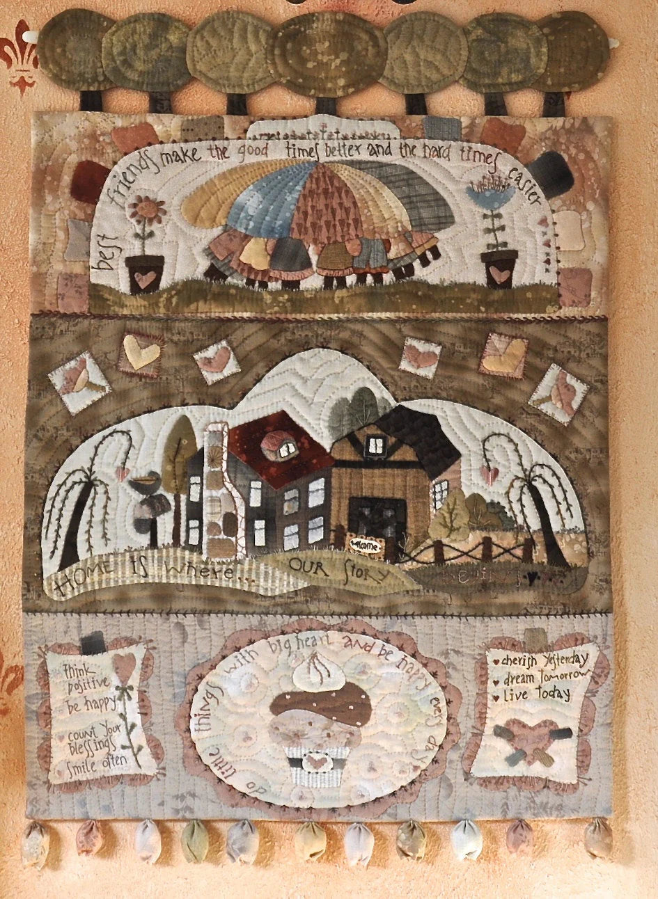 Best Friends Wall Hanging Quilt Pattern