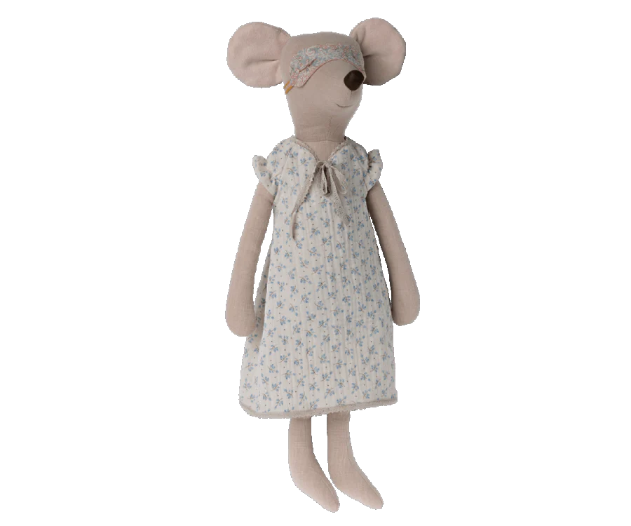 Maileg Maxi Mouse in Nightgown