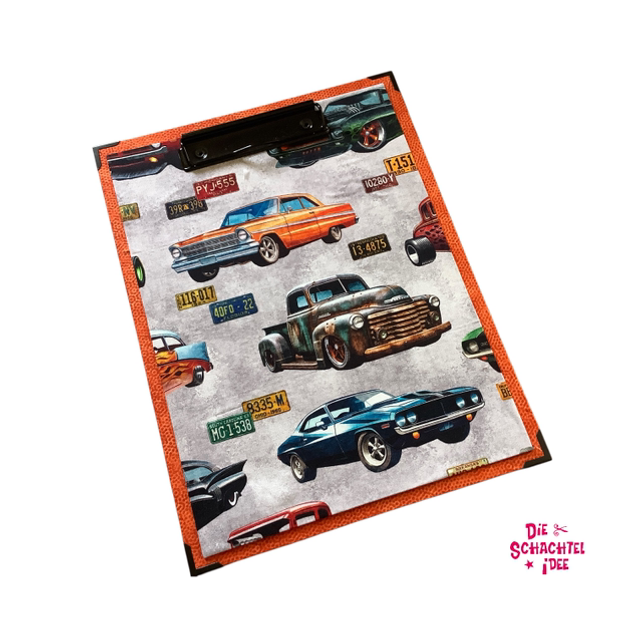 Cartonnage A4 Clipboard Kit with Black Clip