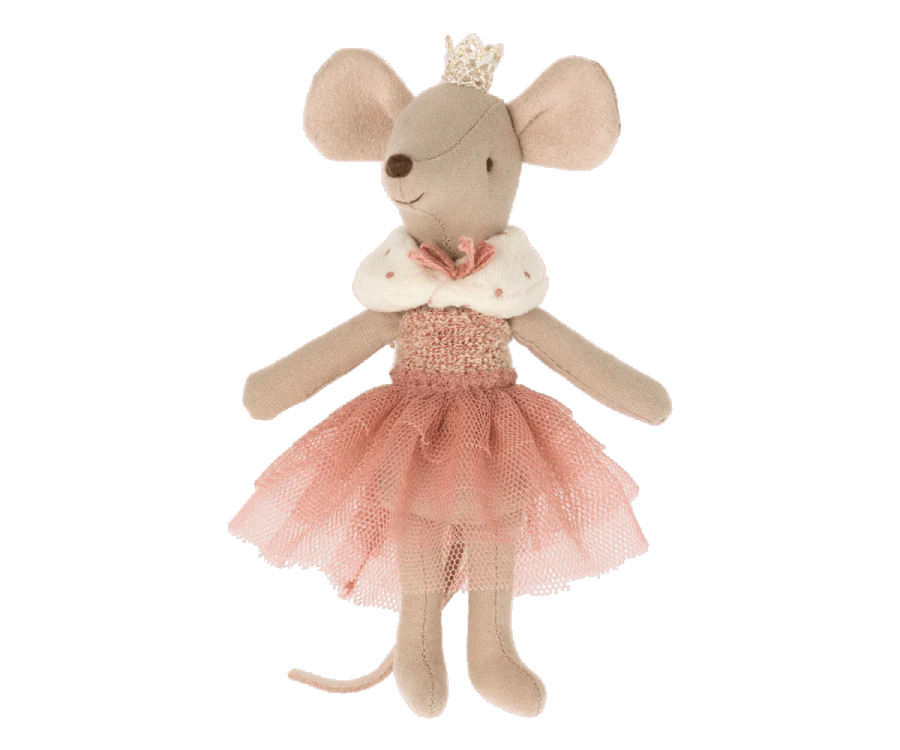 Maileg Princess Mouse, Little Sister in Matchbox