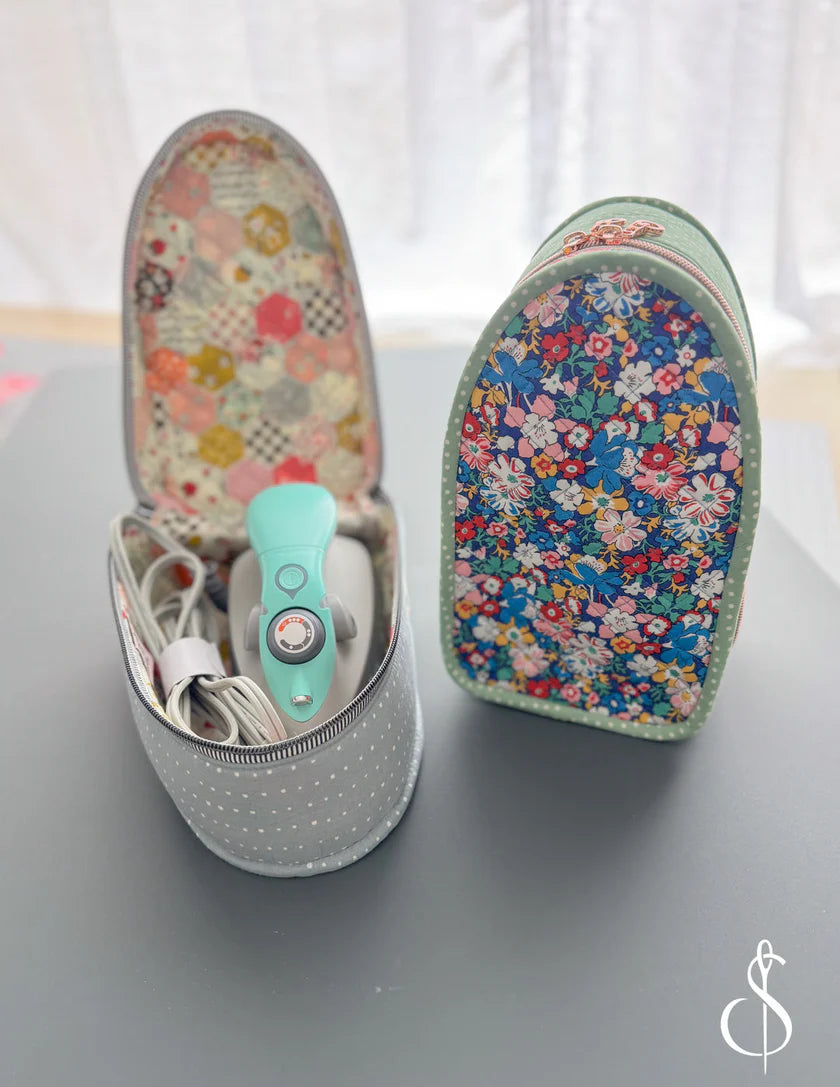Travel Case for Mini Iron Pattern by Minki Kim Sewing Illustrations