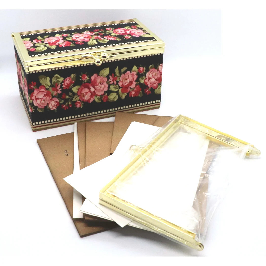 Cartonnage {Colorway Arts} "Kiss Lock Fabric Box- medium"