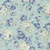Large Floral Water Blue / 1/2 Yard