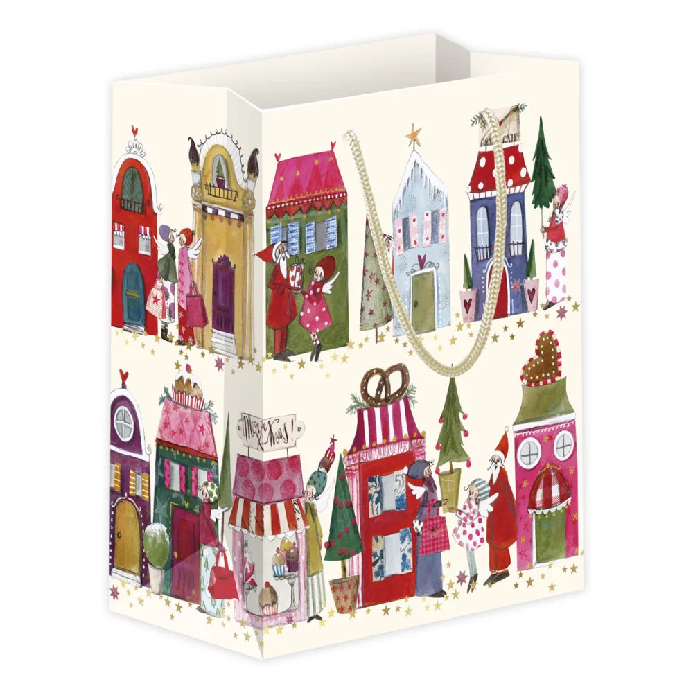 Gift Bag Christmas Houses