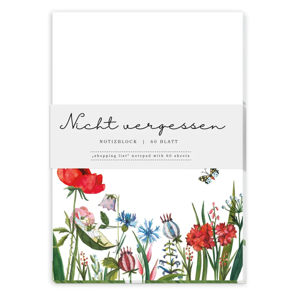 Notepad A6 Flowers