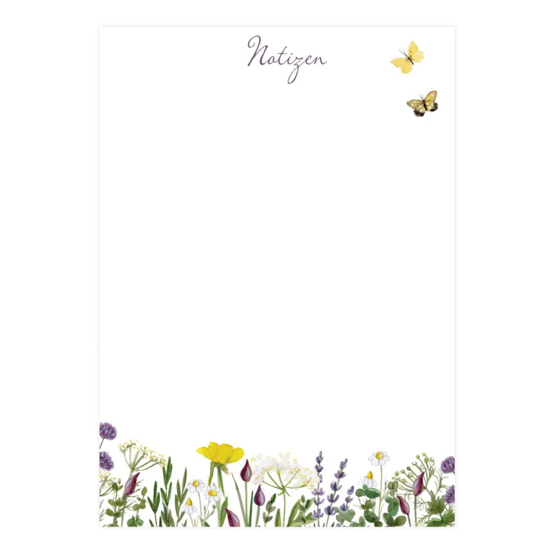 Notepad A6 Herb Garden