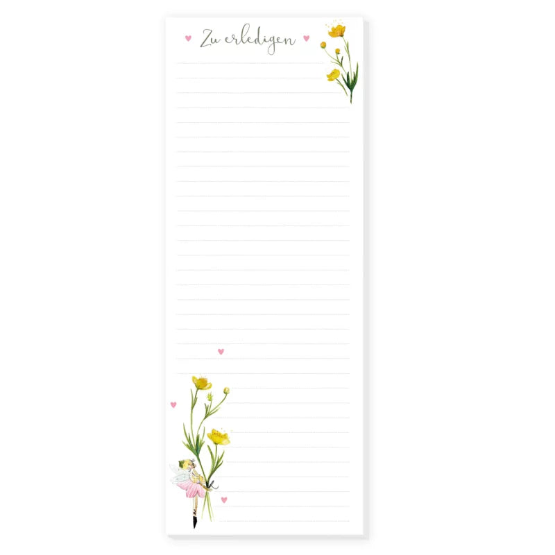 Notepad Flower Fairy