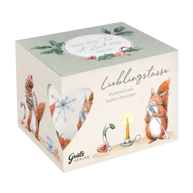 Cup Christmas with Squirrel