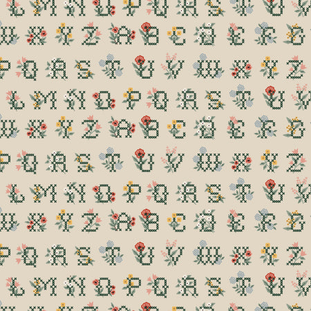 Home Sweet Home by Rifle Paper Co Cross Stitch Letters