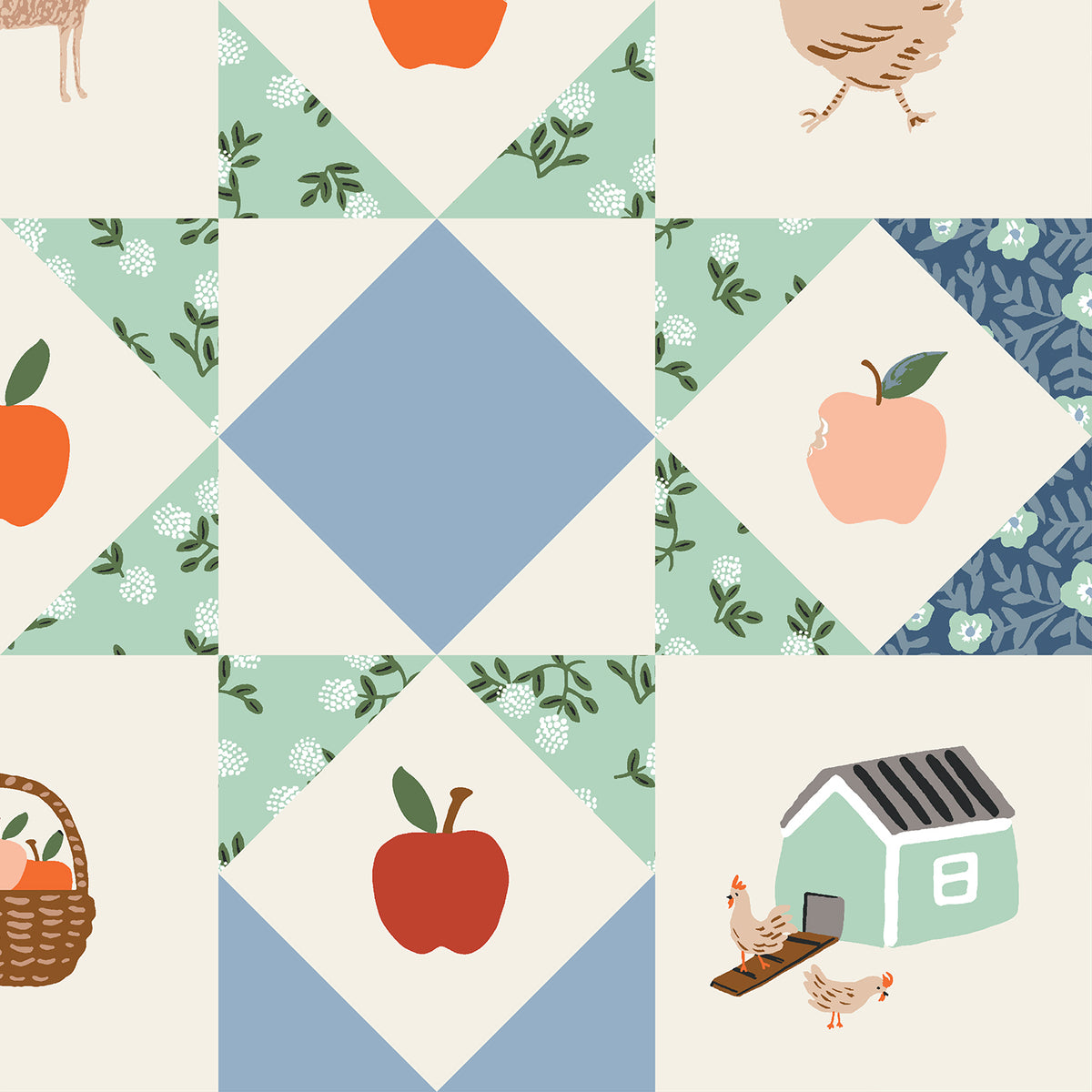 Home Sweet Home by Rifle Paper Co Farmhouse Quilt
