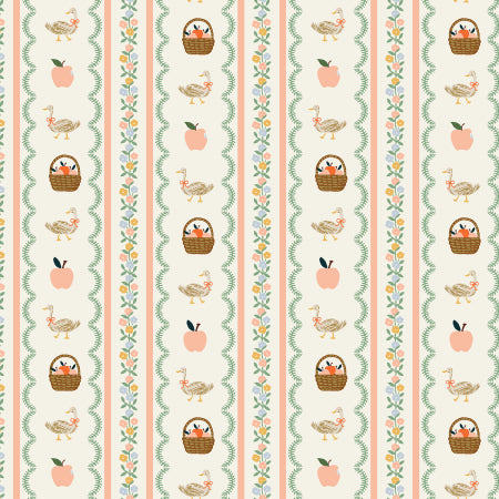 Home Sweet Home by Rifle Paper Co Farmhouse Stripe CANVAS