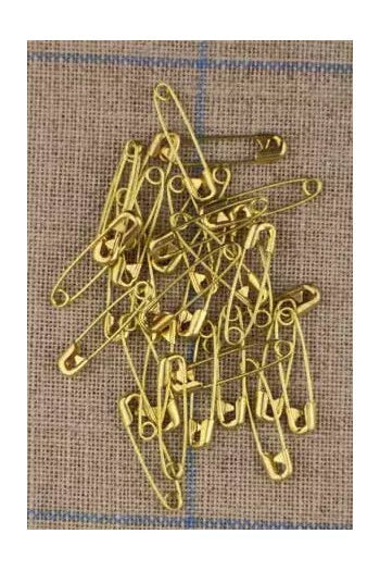 Sajou Miniature Ball Safety Pins {Gilded} in Sheperdess Tin