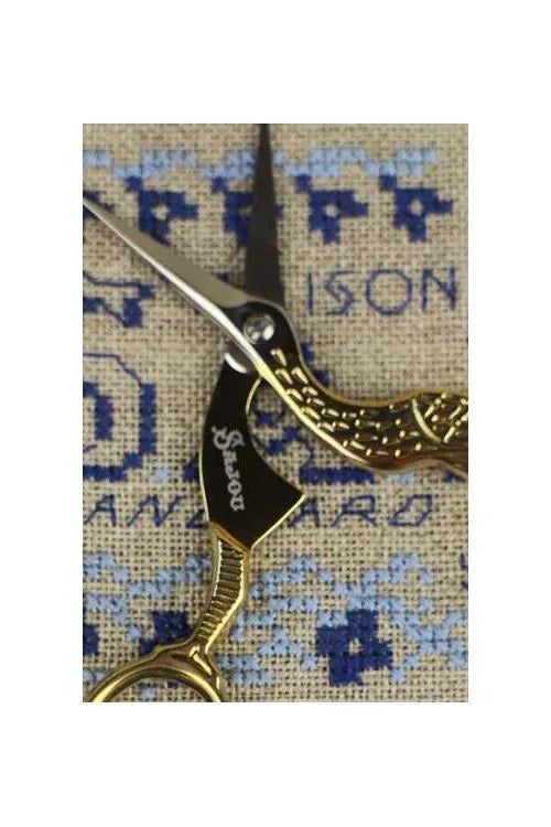 Sajou Stork (Cigogne) Embroidery Scissors