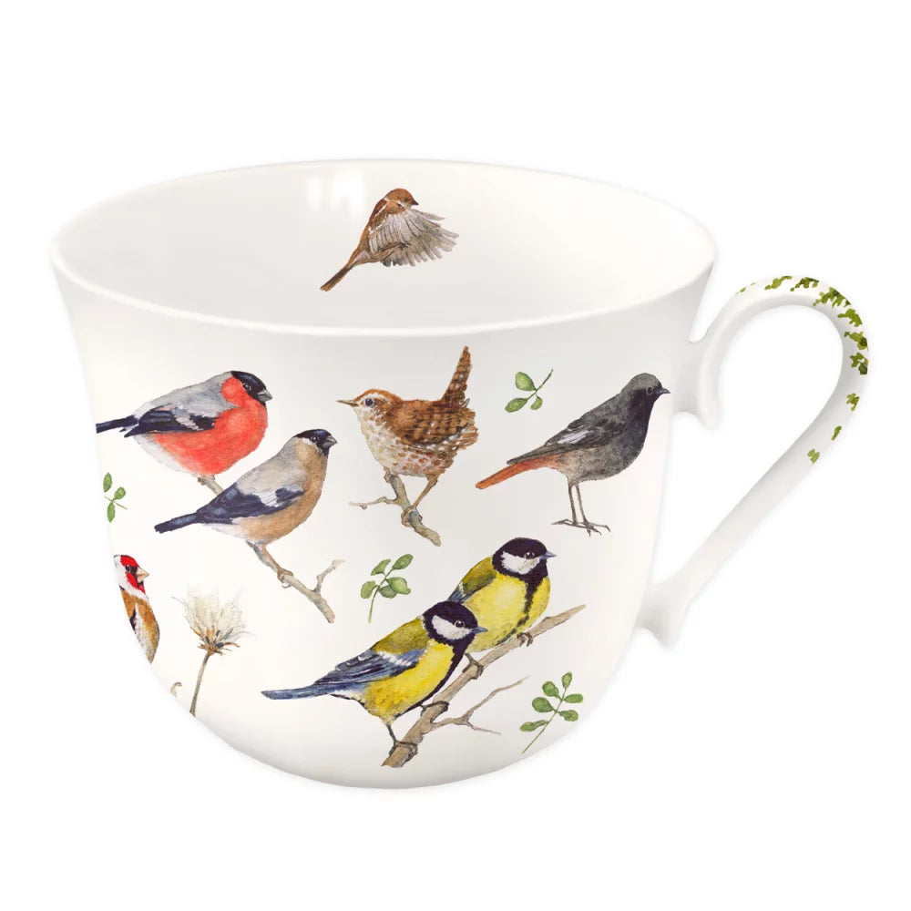 Cup Garden Birds