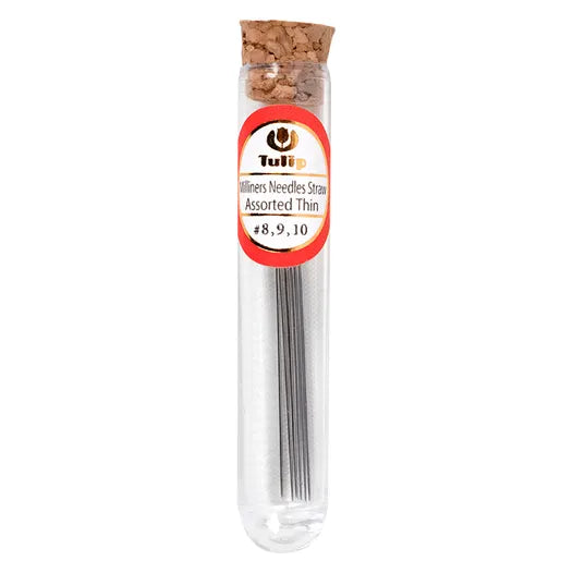 Tulip Milliners Needles Straw Assorted Thin Sizes