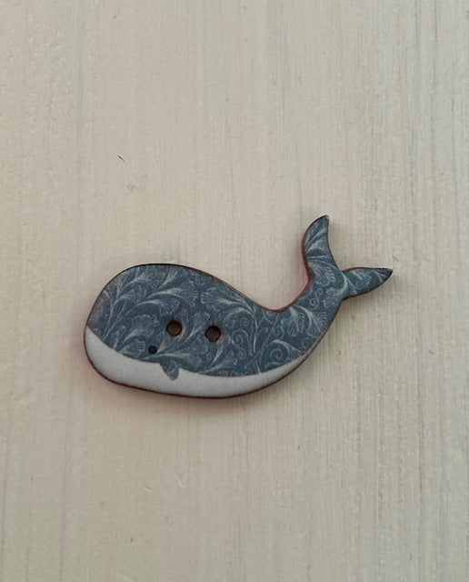 Stockwell Ceramics Button 67 Whale