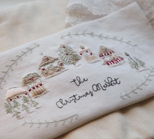 The Stitchery Embroidery Kit: Christmas Market