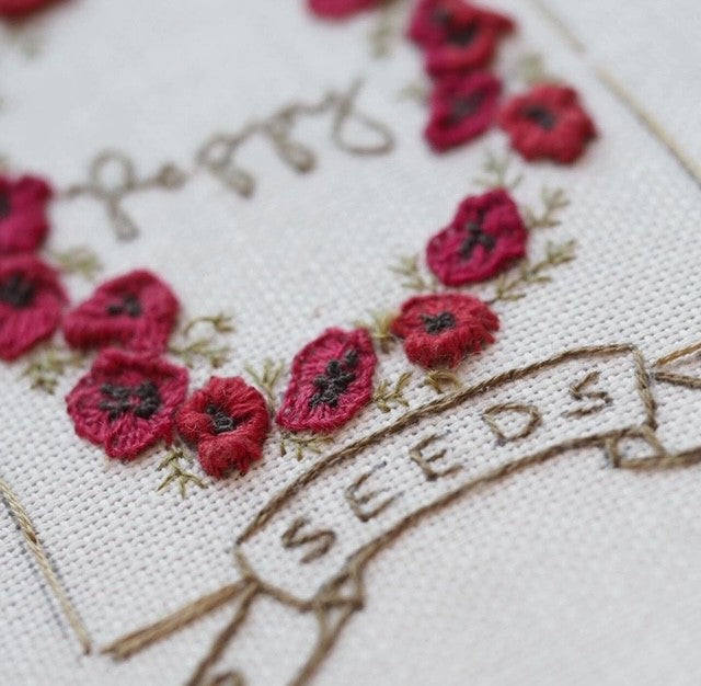 The Stitchery Embroidery Kit: The Potting Shed {Poppy}