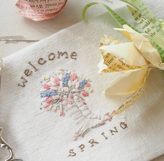The Stitchery Embroidery Kit: Welcome Spring