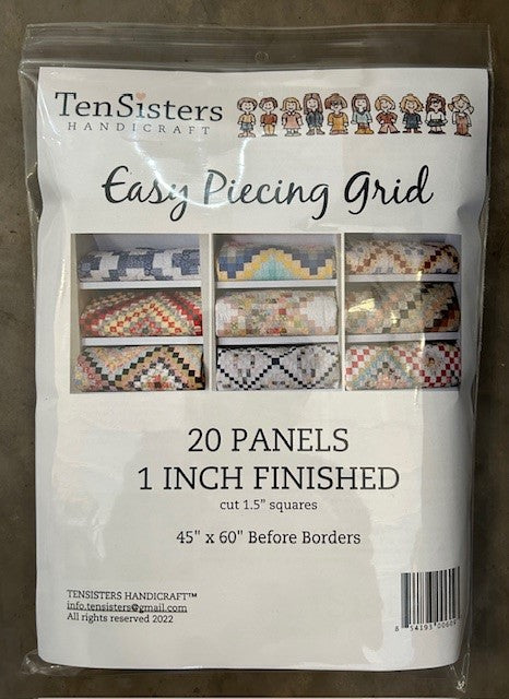 Tensisters Easypiecing Grids {used in our Tilda Embroidery Quilts}