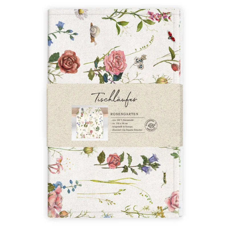Tablerunner Rose Garden