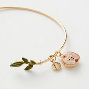 Fable England Enamel Apple Bangle