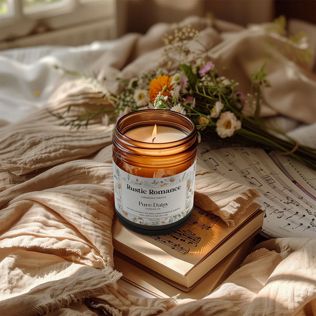 Rustic Romance Candle by Pure Daisy