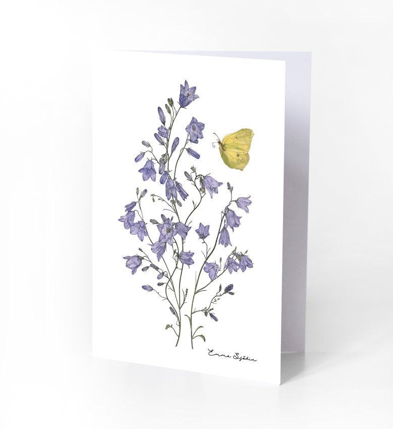 Emma Sjodin: Greeting Card, Bellflower