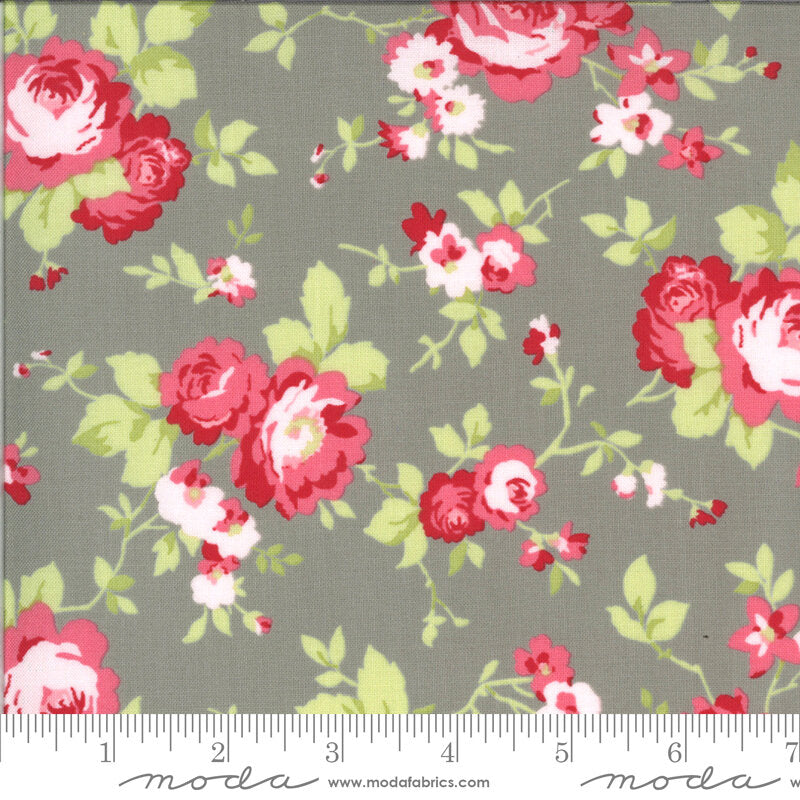 Sophie by Brenda Riddle for Moda Main Floral, Cobblestone {18710-12}